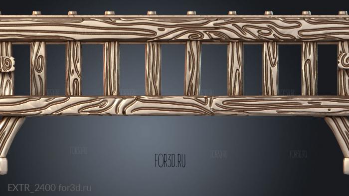 EXTR_2400 stl model for CNC
