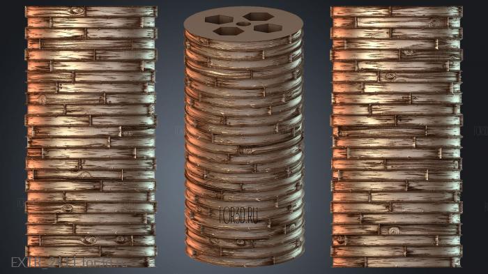 EXTR_2411 stl model for CNC