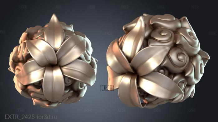 EXTR_2425 stl model for CNC