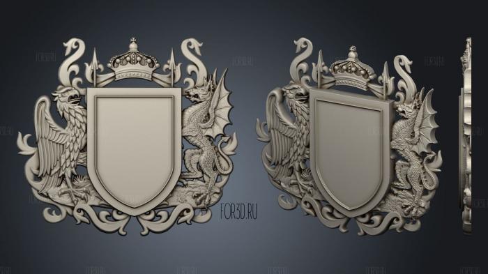 Coat for Arms 3d stl for CNC