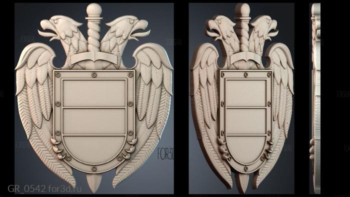 GR_0542 3d stl for CNC