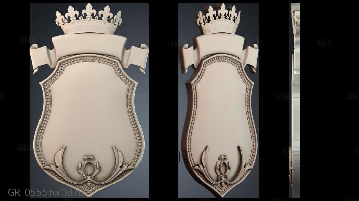GR_0555 3d stl for CNC