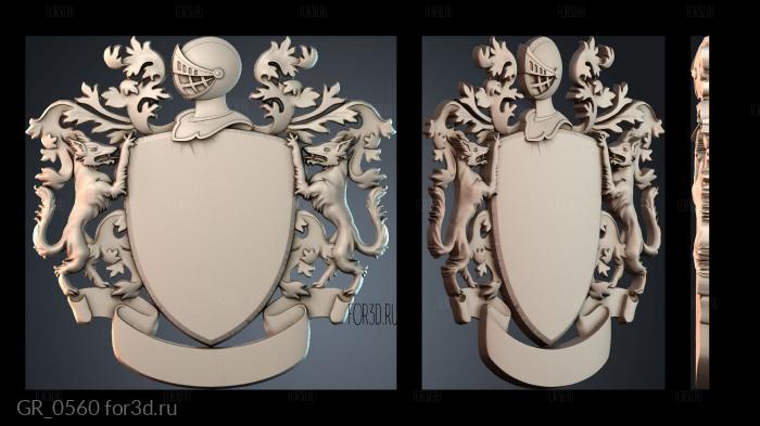 GR_0560 3d stl for CNC