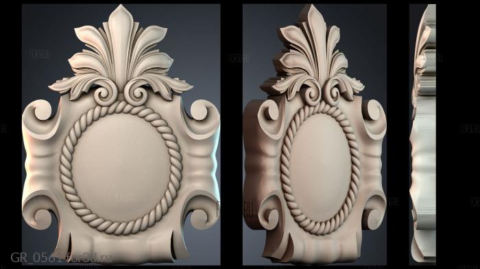 GR_0561 3d stl for CNC