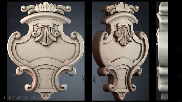 GR_0562 3d stl for CNC