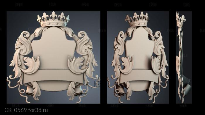 GR_0569 3d stl for CNC