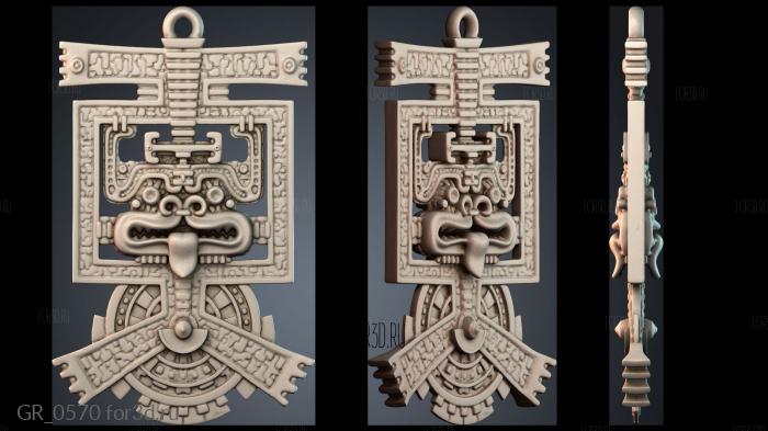 GR_0570 3d stl for CNC