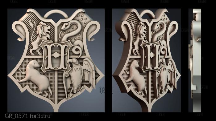 GR_0571 3d stl for CNC