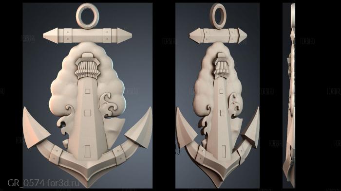 GR_0574 3d stl for CNC