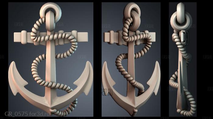 GR_0575 3d stl for CNC