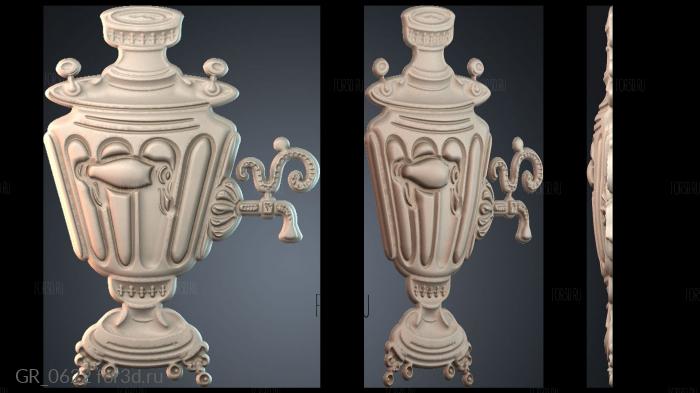 GR_0622 3d stl for CNC