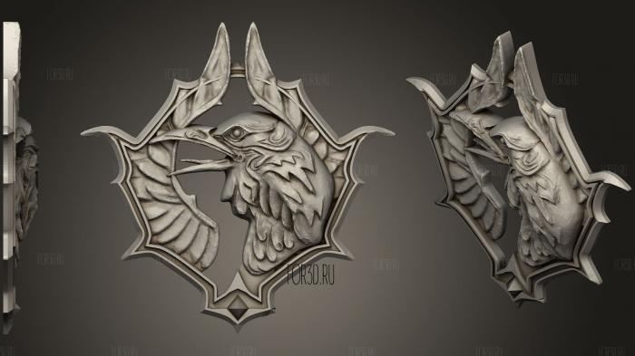 Medallion Witcher Blood Of Elves 3d stl модель для ЧПУ