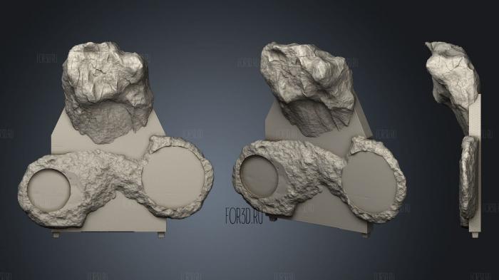 Iron Patriot Rocket Base Rock Complete 1 3d stl модель для ЧПУ