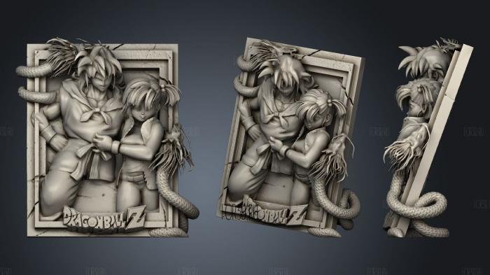 LOVE Dragon Ball Z 3d stl модель для ЧПУ