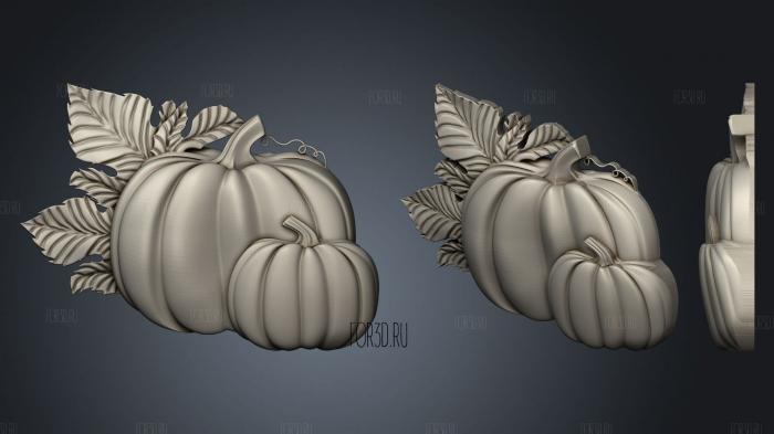 Pumkin stl model for CNC