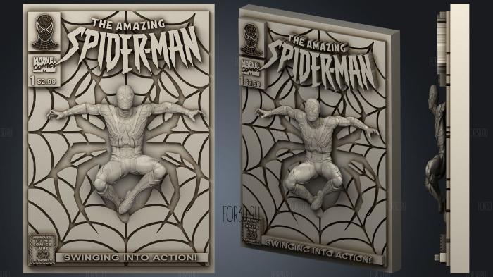 SPIDERMAN CVR 3d stl модель для ЧПУ