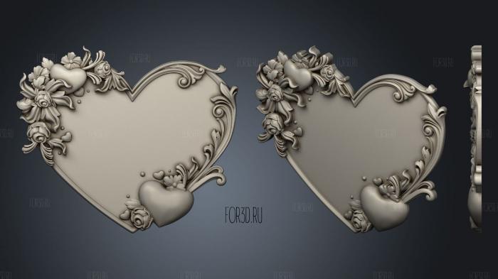 Valentine photo framegk 3d stl модель для ЧПУ