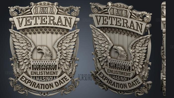 Veterans stl model for CNC