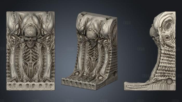 Wall of the dead stl model for CNC