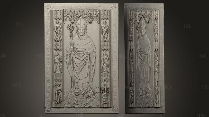 The tomb of Bishop Johann IV Roth stl model for CNC