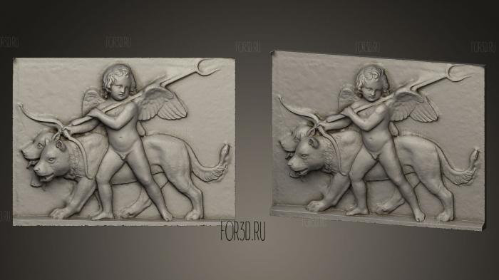 Cupid in the Underworld stl model for CNC