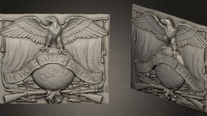 OAMC Armory Relief stl model for CNC