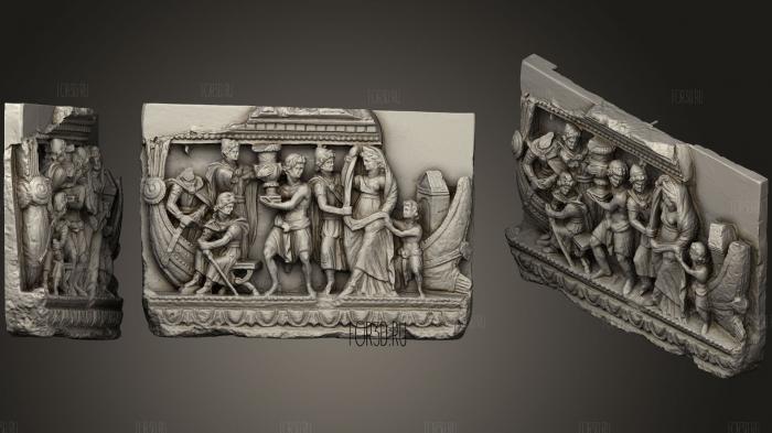Etruscan cinerary urn 184912016 stl model for CNC
