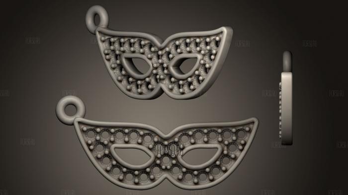 Pendant mask stl model for CNC