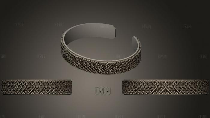 Bracelet With Diamonds 2 stl model for CNC
