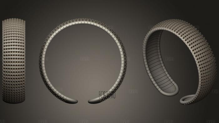 Bracelet With Diamonds 5 3d stl модель для ЧПУ
