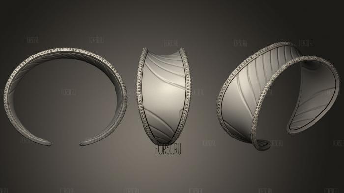 Jewelry Ice Bracelet 3 stl model for CNC