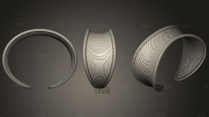 Jewelry Ice Bracelet6 stl model for CNC