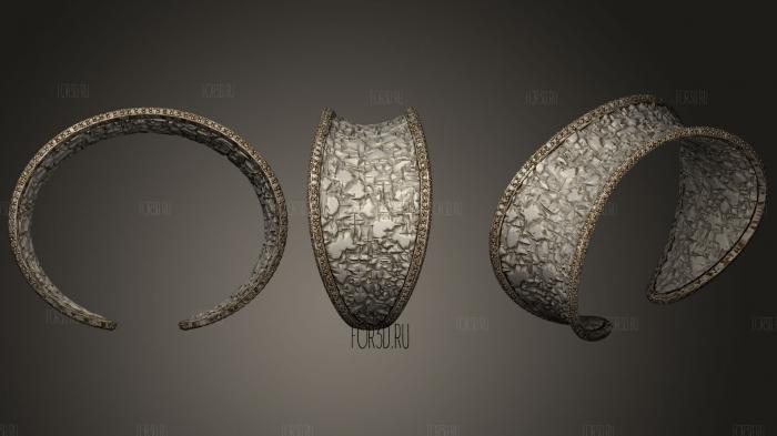 Jewelry Ice Bracelet19 stl model for CNC