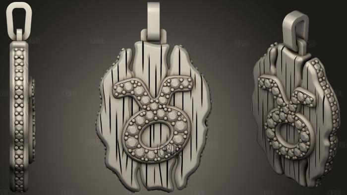 Jewelry Taurus Zodiac Pendant 2