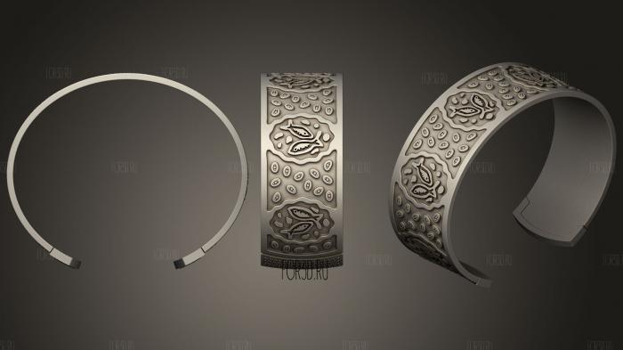 Jewelry Womens Pisces Zodiac Bracelet stl model for CNC
