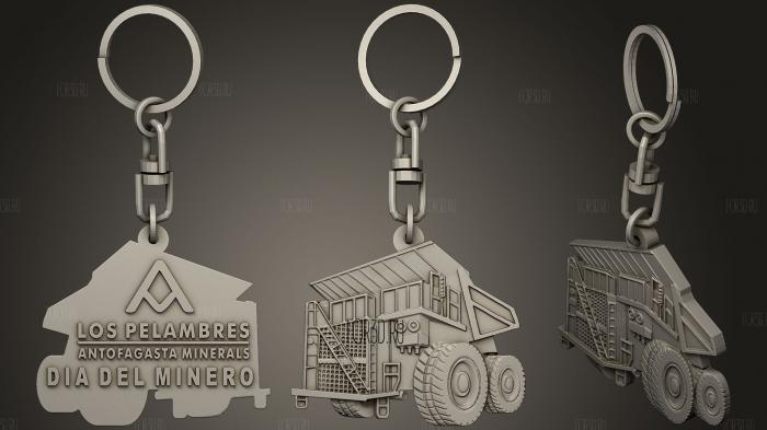 Llavero Camion Minero 3d stl модель для ЧПУ