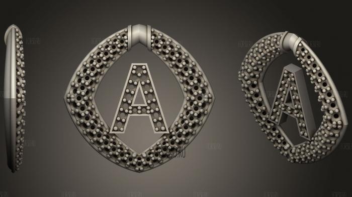 Pendant With Letter A5