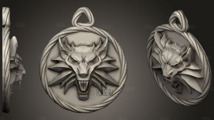 Witcher Wolf Collection stl model for CNC