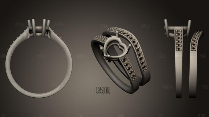 Обручальное кольцо 008 3d stl модель для ЧПУ