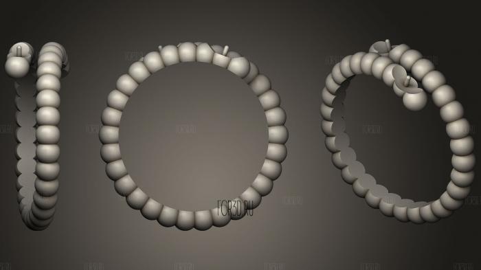 Ball Ring with Pearls