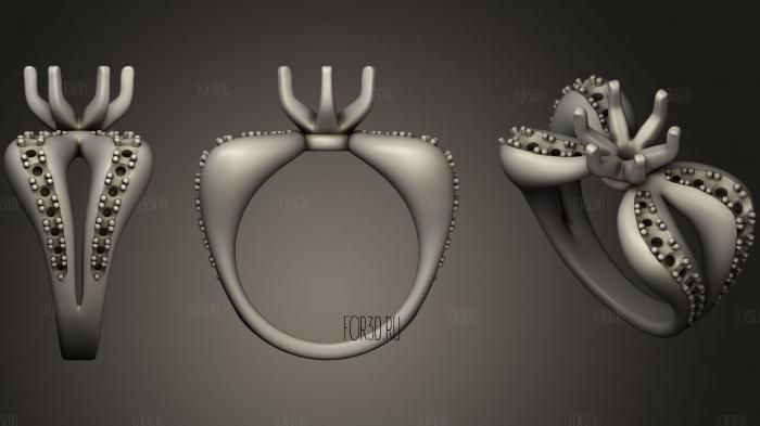 Dual Band Jewel Ring