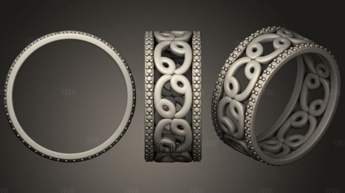 Jewelry Ring With Cancer Zodiac 3d stl модель для ЧПУ