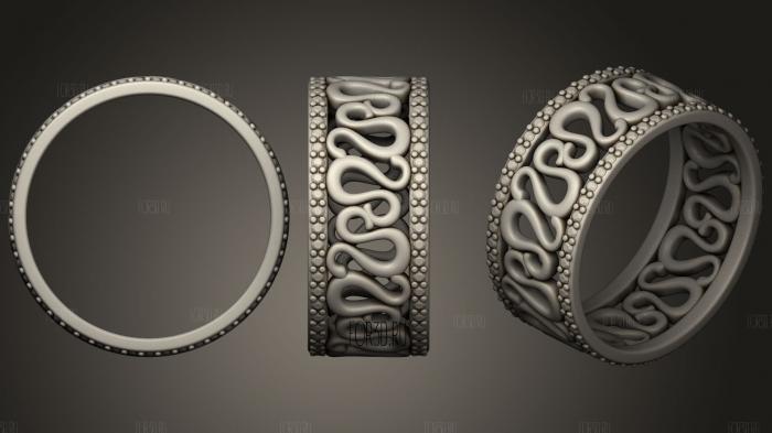 Jewelry Ring With Leo Zodiac stl model for CNC