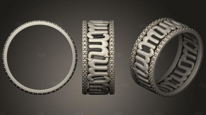 Jewelry Ring With Scorpio Zodiac 3d stl модель для ЧПУ
