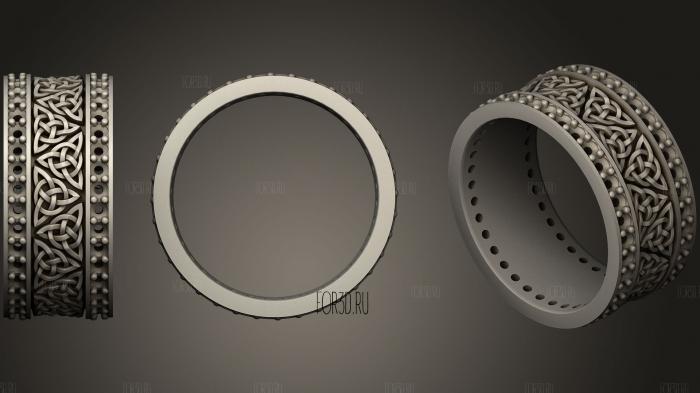 Unique Celtic Wedding Ring Free stl model for CNC