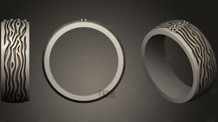 Wedding Ring With Enamel1 3d stl модель для ЧПУ