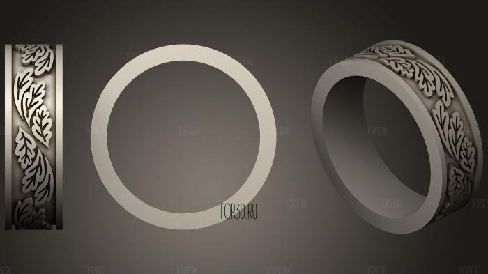 Wedding Ring With Enamel2 stl model for CNC