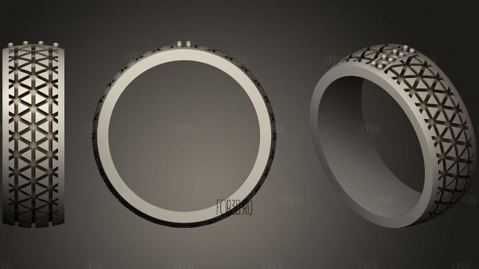 Wedding Ring With Enamel 2