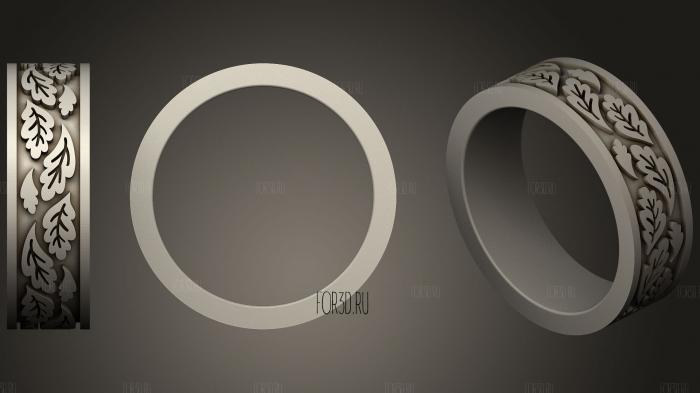 Wedding Ring With Enamel4 stl model for CNC
