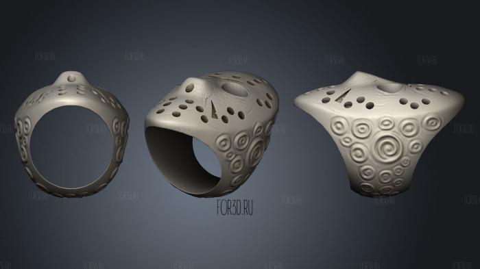 Jason Voorhees Ring stl model for CNC
